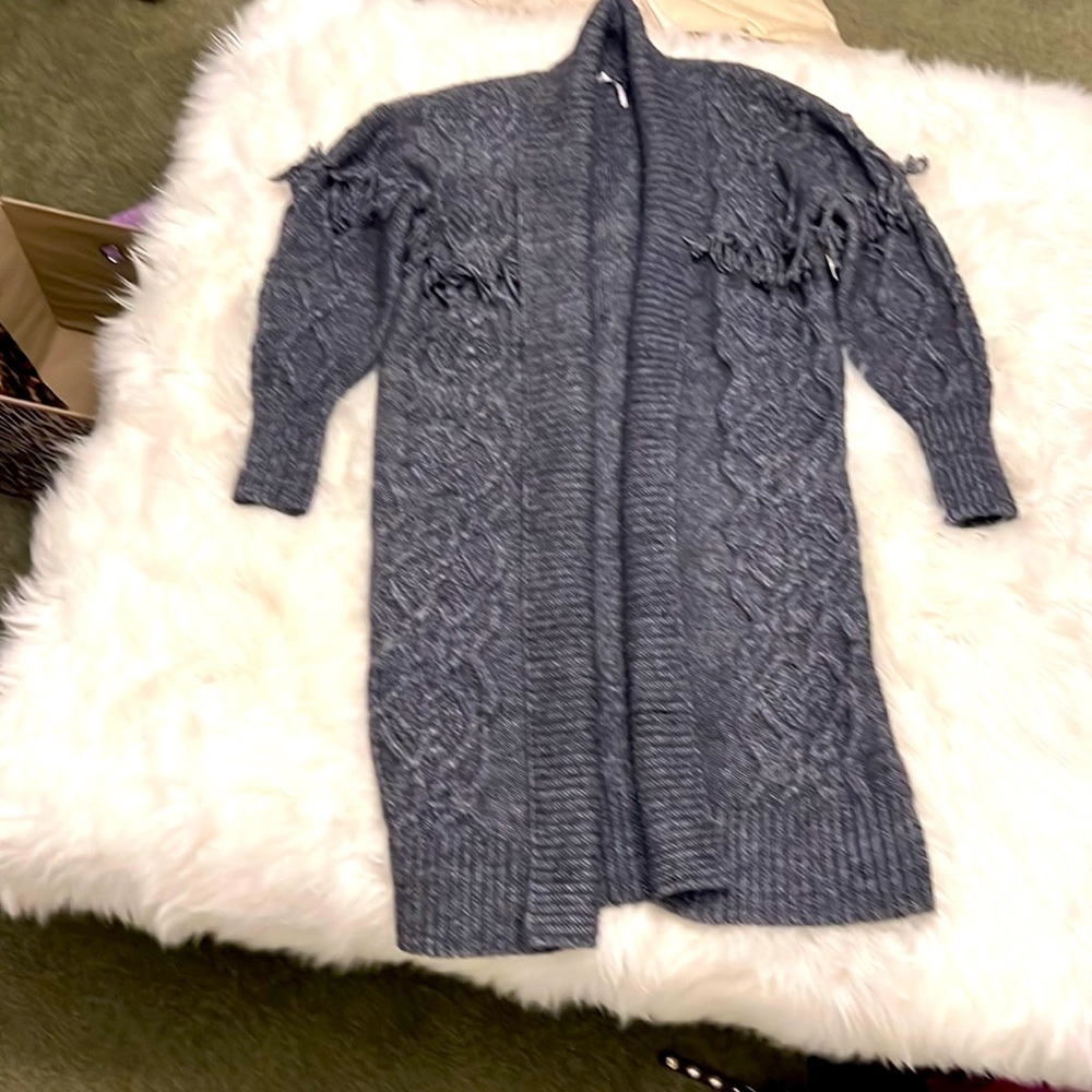 Stitchdrop Denim Blue Sweater.  New with tag…